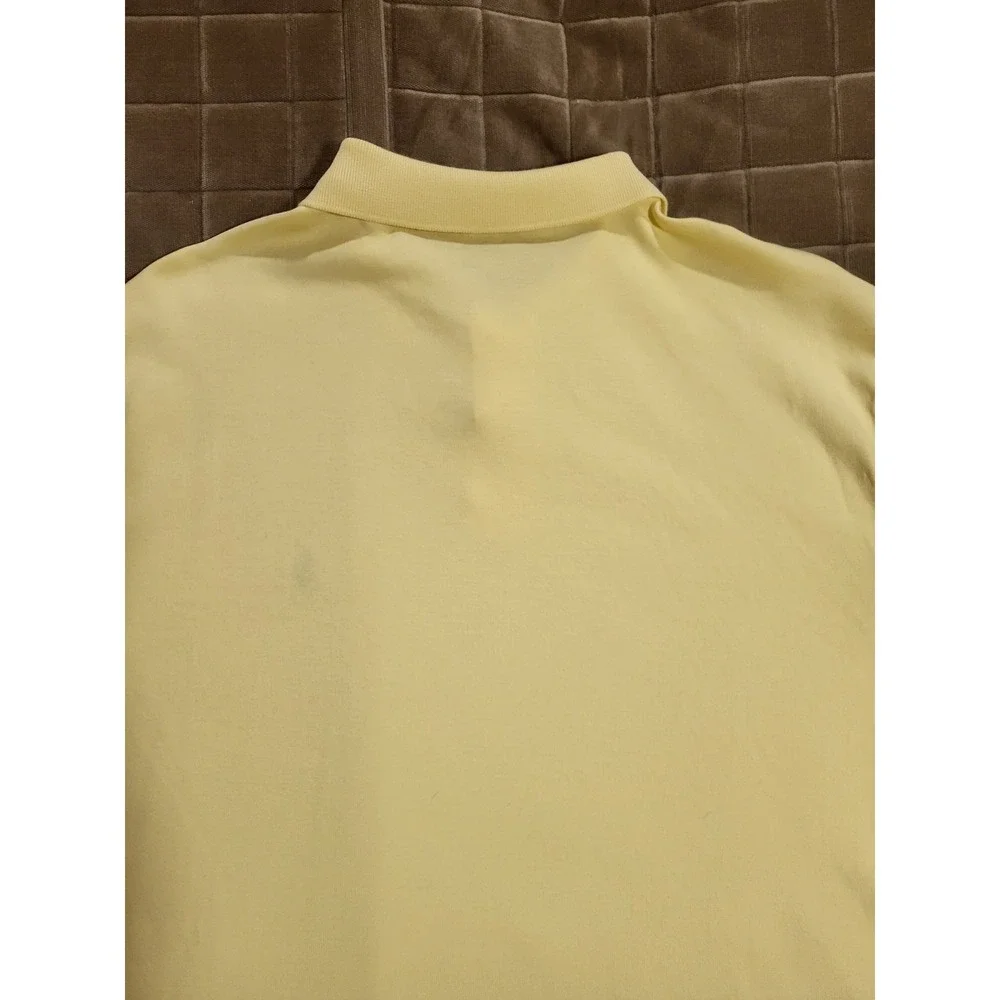 Polo Ralph Lauren Polo Shirt Mens Large Classic Fit Neon Yellow Short Sleeve